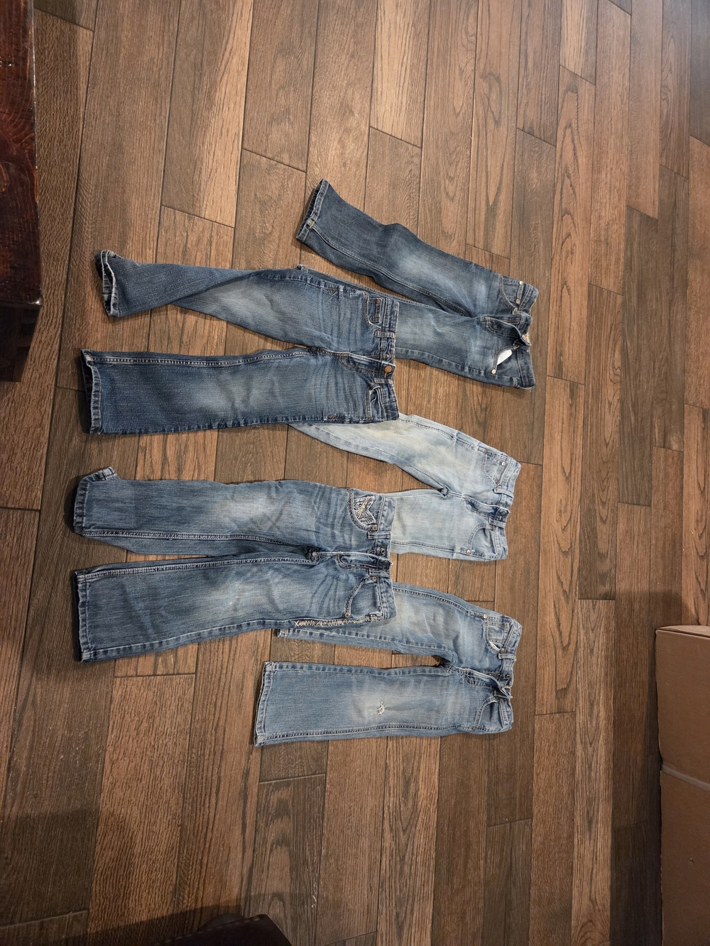 Wrangler Medium Blue Kids Jeans with Classic Denim Stitching